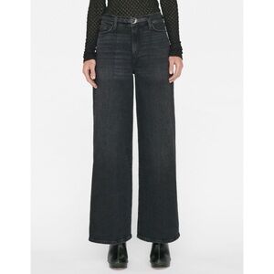 Frame le slim wide leg black Jeans